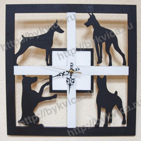 Часы настенные для любителей собак