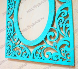 Рамка деревянная с узором