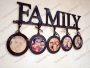 Рамка Family из дерева с подвесами.