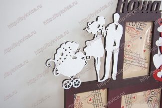 Рамка из дерева со словами