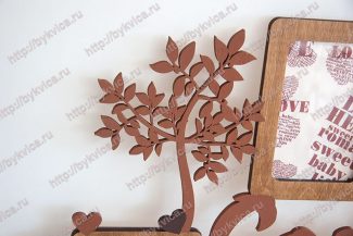 Рамка со словами из дерева. Рамка с деревом