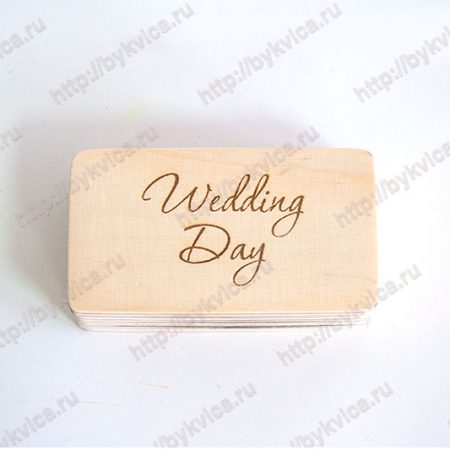 RКоробка для флешки из дерева