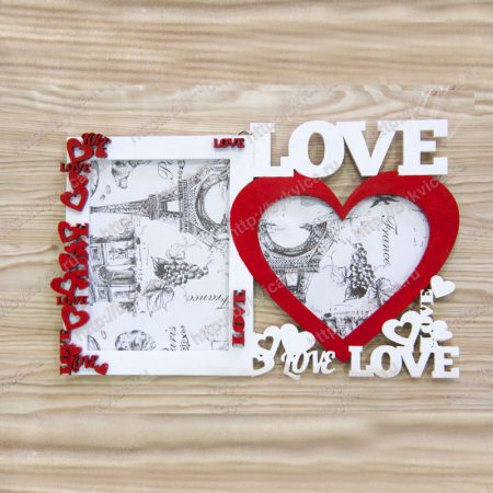 Рамка со словом любовь