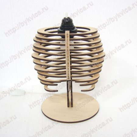 Светильник дизайнерский из дерева