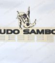 Медальница со словами Judo Sambo