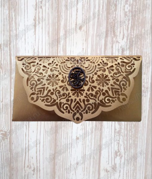 Свадебные пригласительные с монограммой