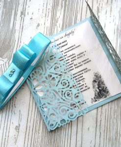 Пригласительные для свадьбы с вкладышем