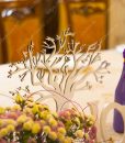 Декор свадебного стола дерево