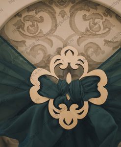 Банты (пряжки) для оформления свадебных стульев